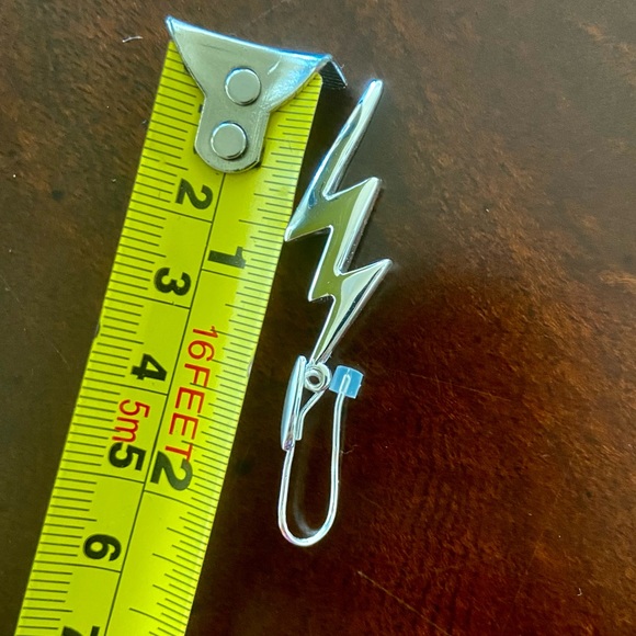 Robert Lee Morris Soho Genuine Silver Plated Zigzag Earrings - Picture 4 of 7